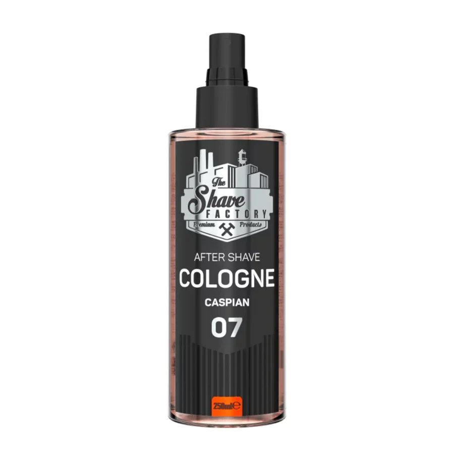 The Shave Factory After Shave Cologne 07 Caspian 250ml | Barber Outlet