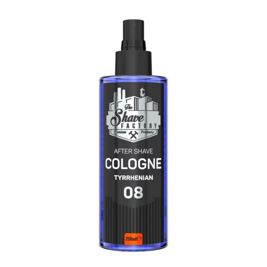 The Shave Factory After Shave Cologne 08 Tyrrhenian 250ml | Barber Outlet