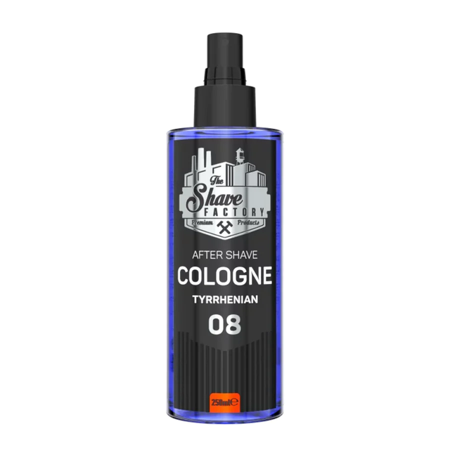 The Shave Factory After Shave Cologne 08 Tyrrhenian 250ml | Barber Outlet