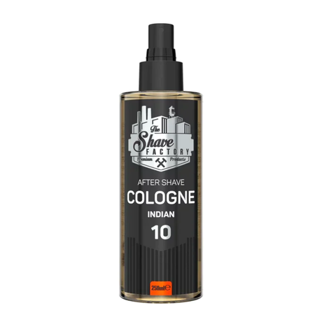 The Shave Factory After Shave Cologne 10 Indian 250ml | Barber Outlet