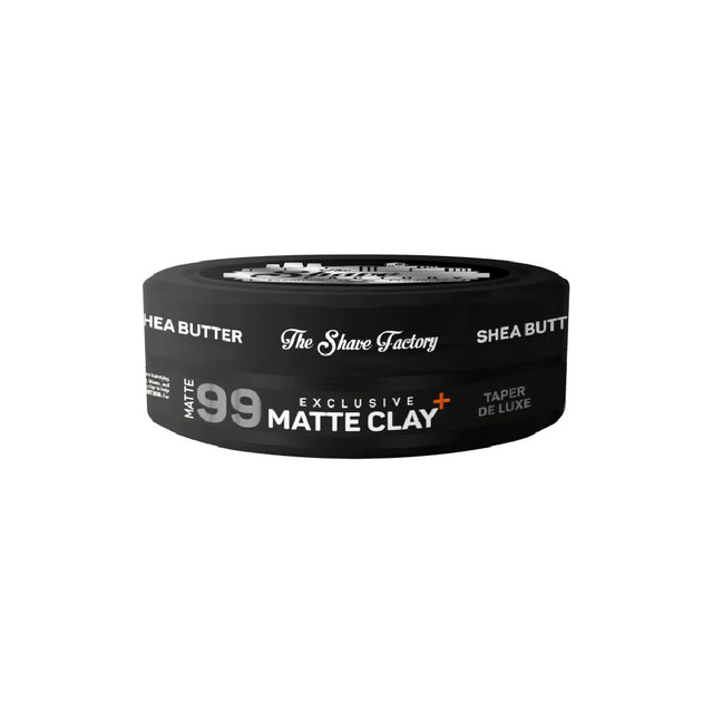 The Shave Factory Exclusive Matte Clay 99 Taper De Luxe with Shea Butter - 150ml | Barber Outlet