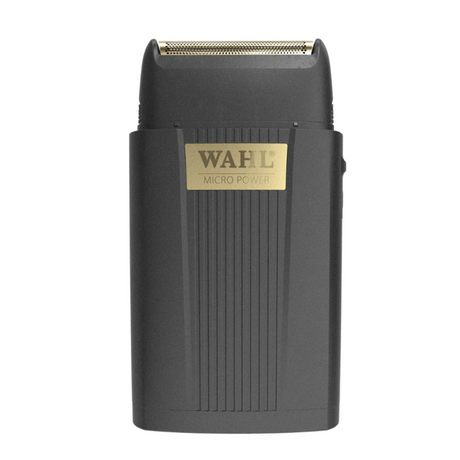Black Wahl electric shaver on a white background