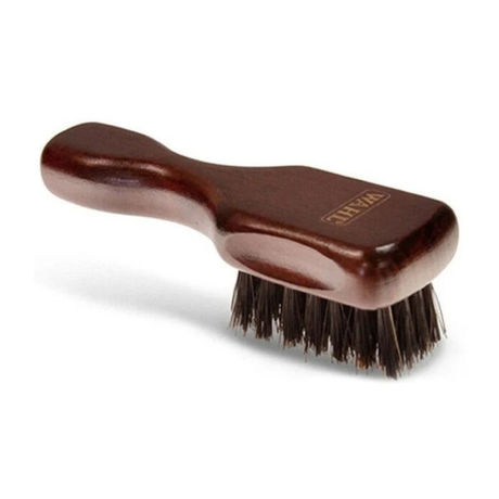 Wahl Wooden Mini Fade Brush - Moustache Brush