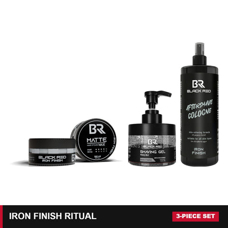 Black Red Iron Finish Ritual Set bundle