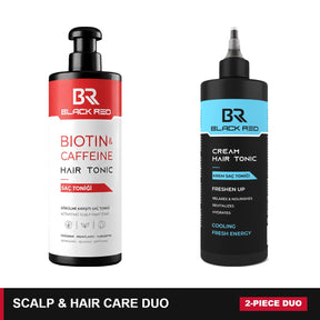 Black Red Scalp & Hair Care Duo bundle