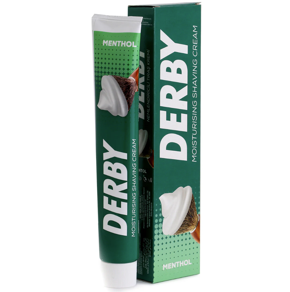 Derby Moisturising Shaving Cream 100g - Menthol | Barber Outlet