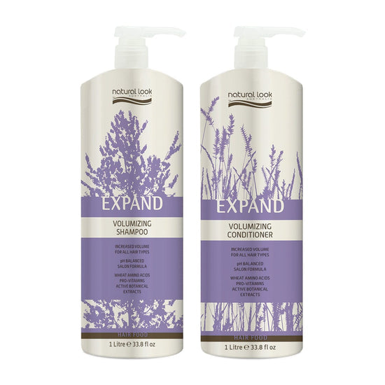 Natural Look Expand  Volumizing Shampoo & Conditioner 1L Bundle
