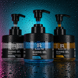Black Red Shaving Gel Iron Finish 500ml