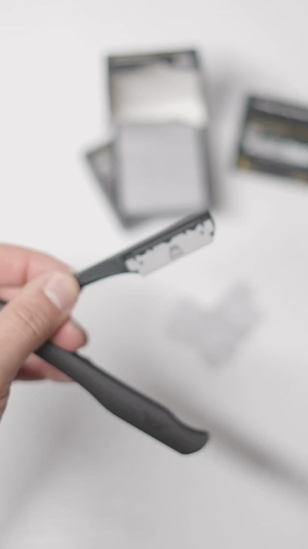 JRL Magnetic Straight Razor - Black