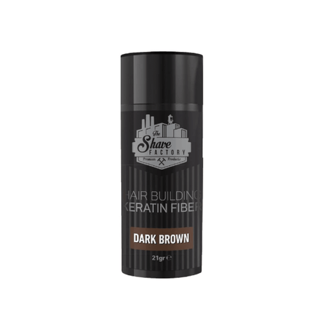 Hair Building Keratin Fiber Dark Brown - 21g | Barber Outlet