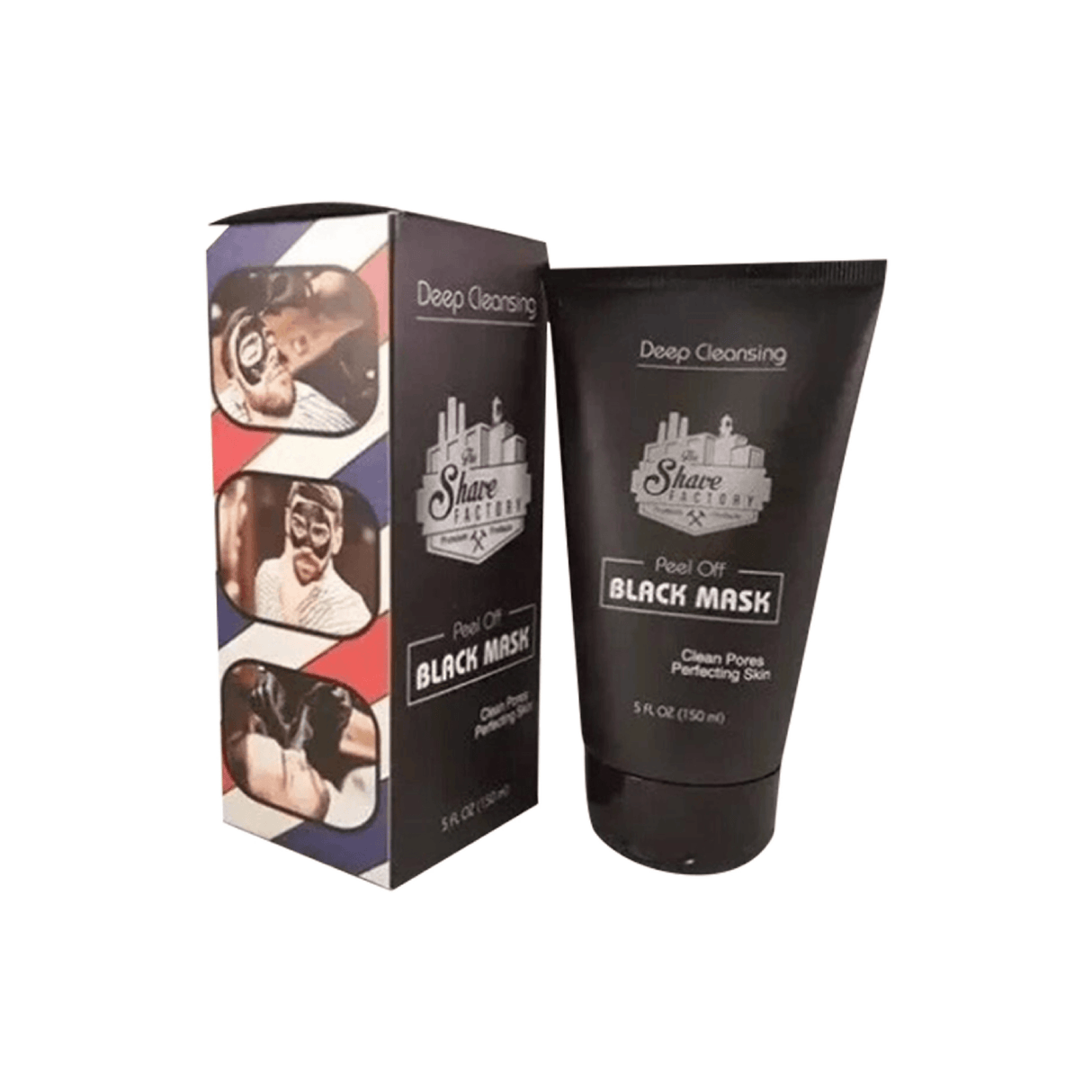 The Shave Factory Peel Off Black Mask 150ml | Barber Outlet